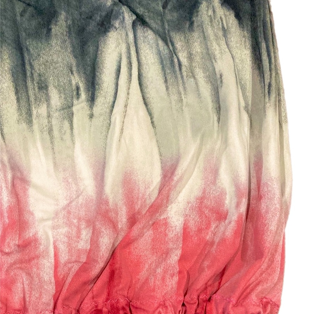 Vintage QUBA silky stretch tie dye top low back - Picture 6 of 11